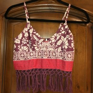 Free People cropped too with fringe